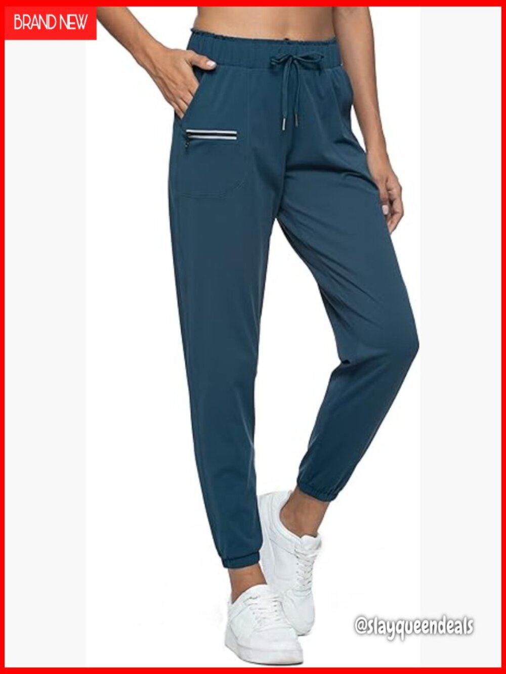 Lightweight Quick Dry Joggers with Pockets for Yoga Gym Running